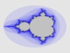 2-D graphic made from the Mandelbrodt fractal set