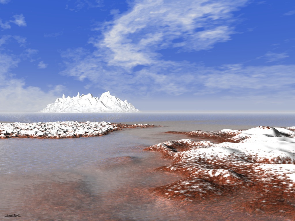 Silent Ice Coast - Virtual photo