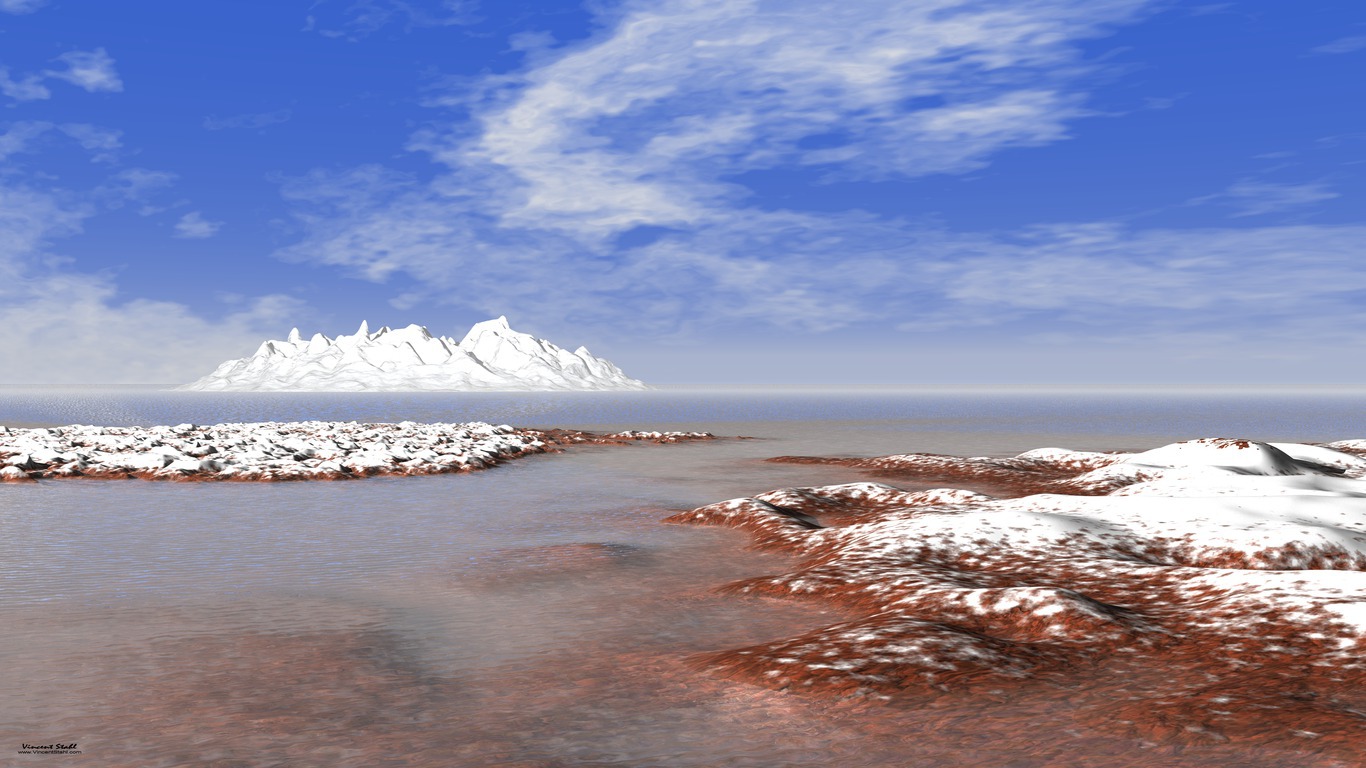 Silent Ice Coast - Desktop background