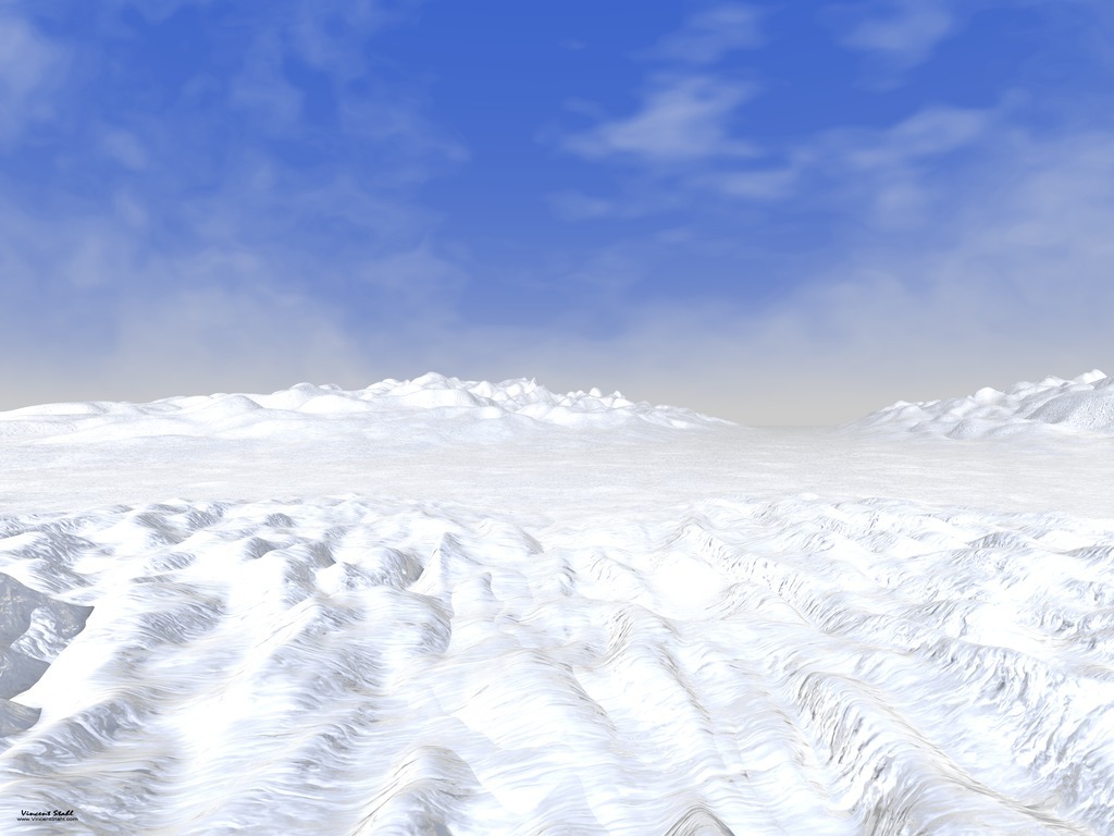 Snow Field - Virtual photo
