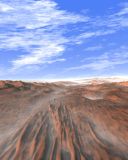 Mars Desert mobile phone wallpaper 128x160