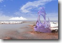 Throne At Seascape photoprint